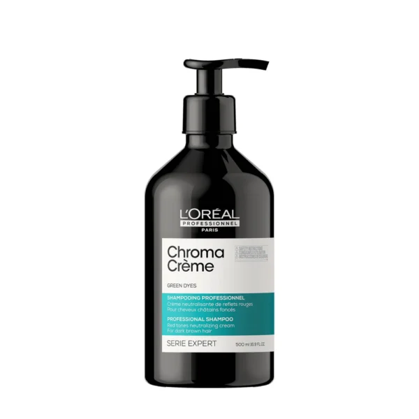 L'oreal Chroma Creme Shampoo 500ml Green dyes
