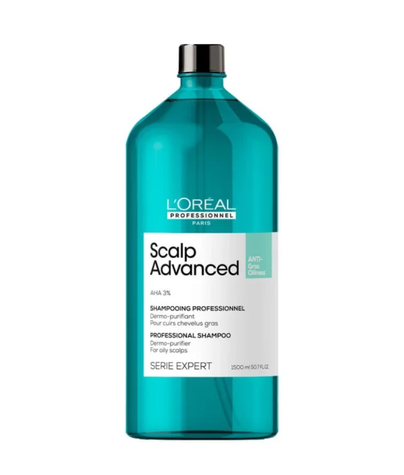 L’oreal Scalp Cuero Cabelludo Graso Shampoo 1500ml