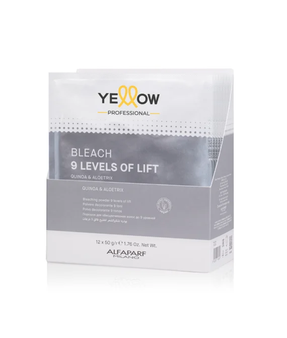 Alfaparf Yellow Bleach 9 Tones Sachet 50gx12pcs